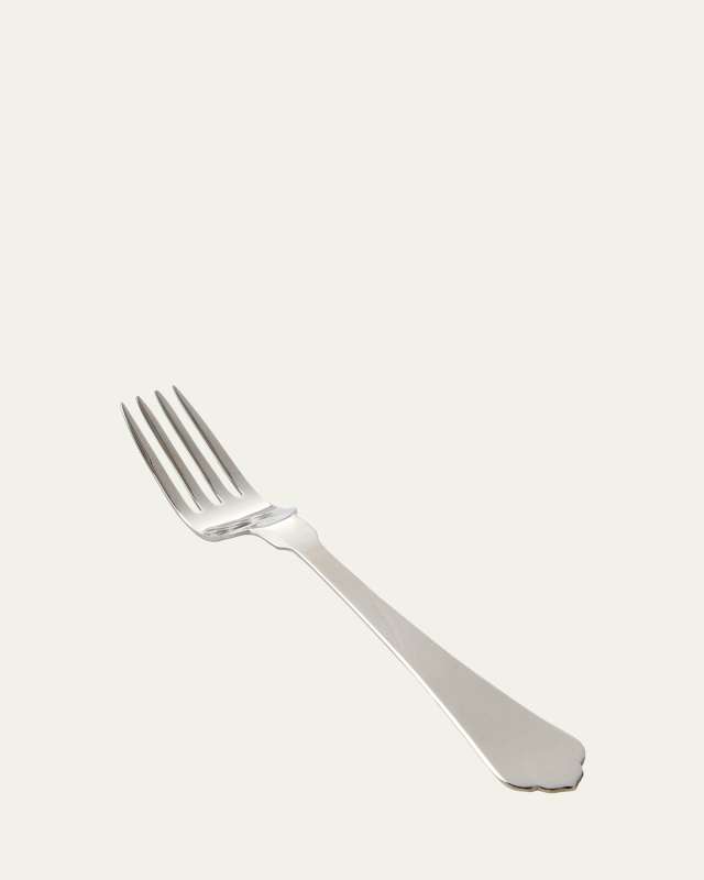 Naples Shiny Stainless Steel Serving Fork